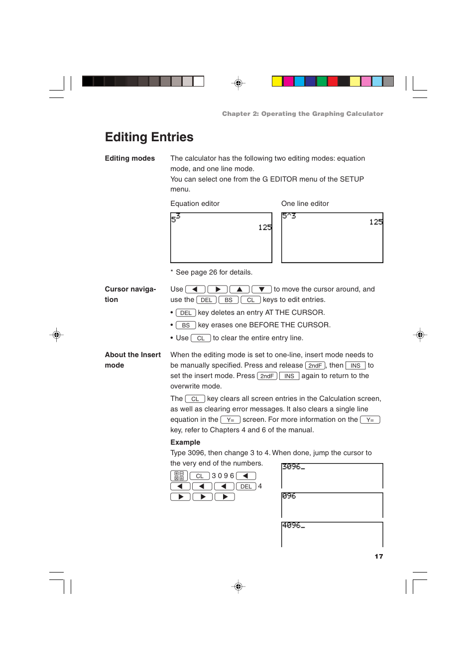 Editing entries | Sharp EL-9900 User Manual | Page 27 / 284