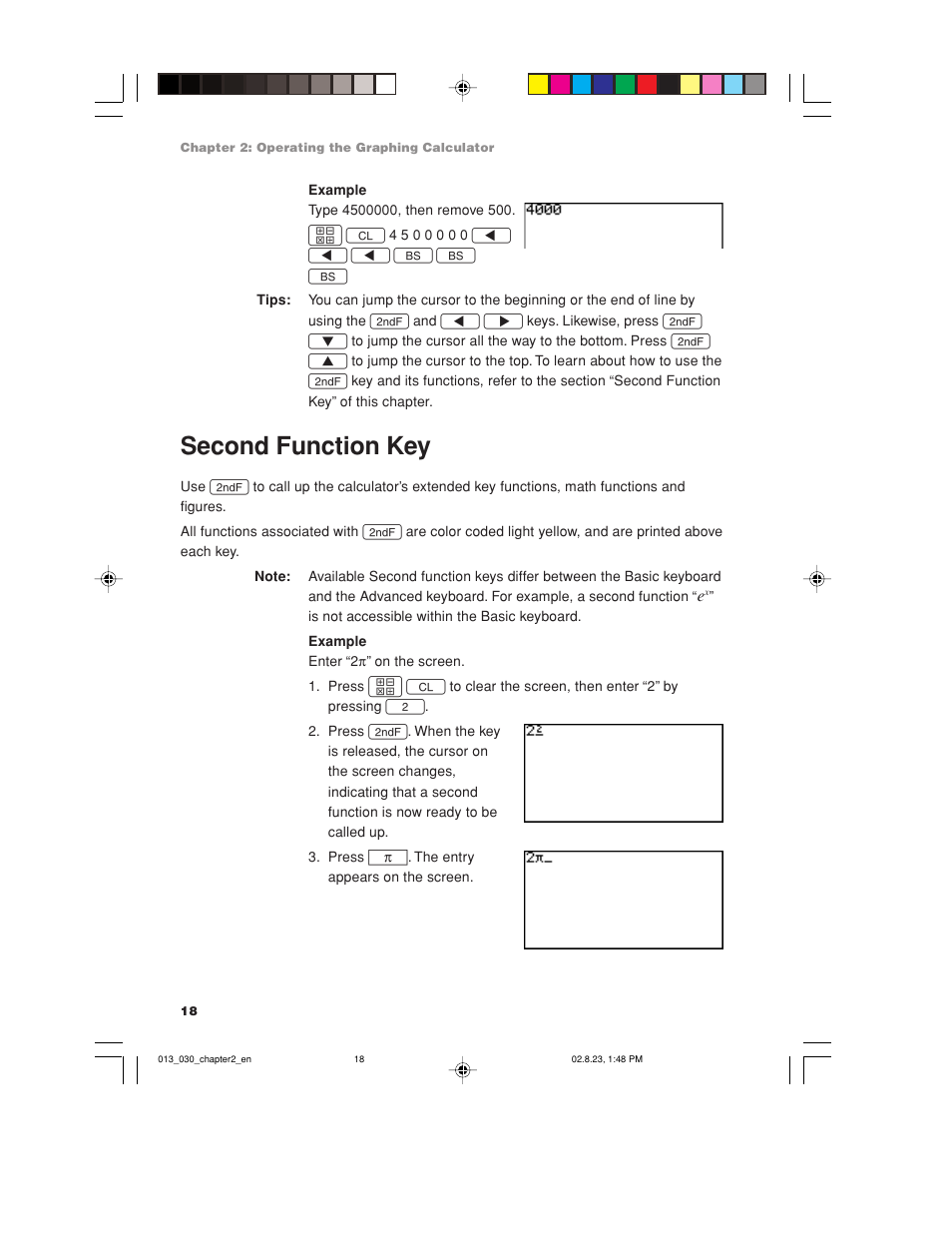 Second function key | Sharp EL-9900 User Manual | Page 28 / 284