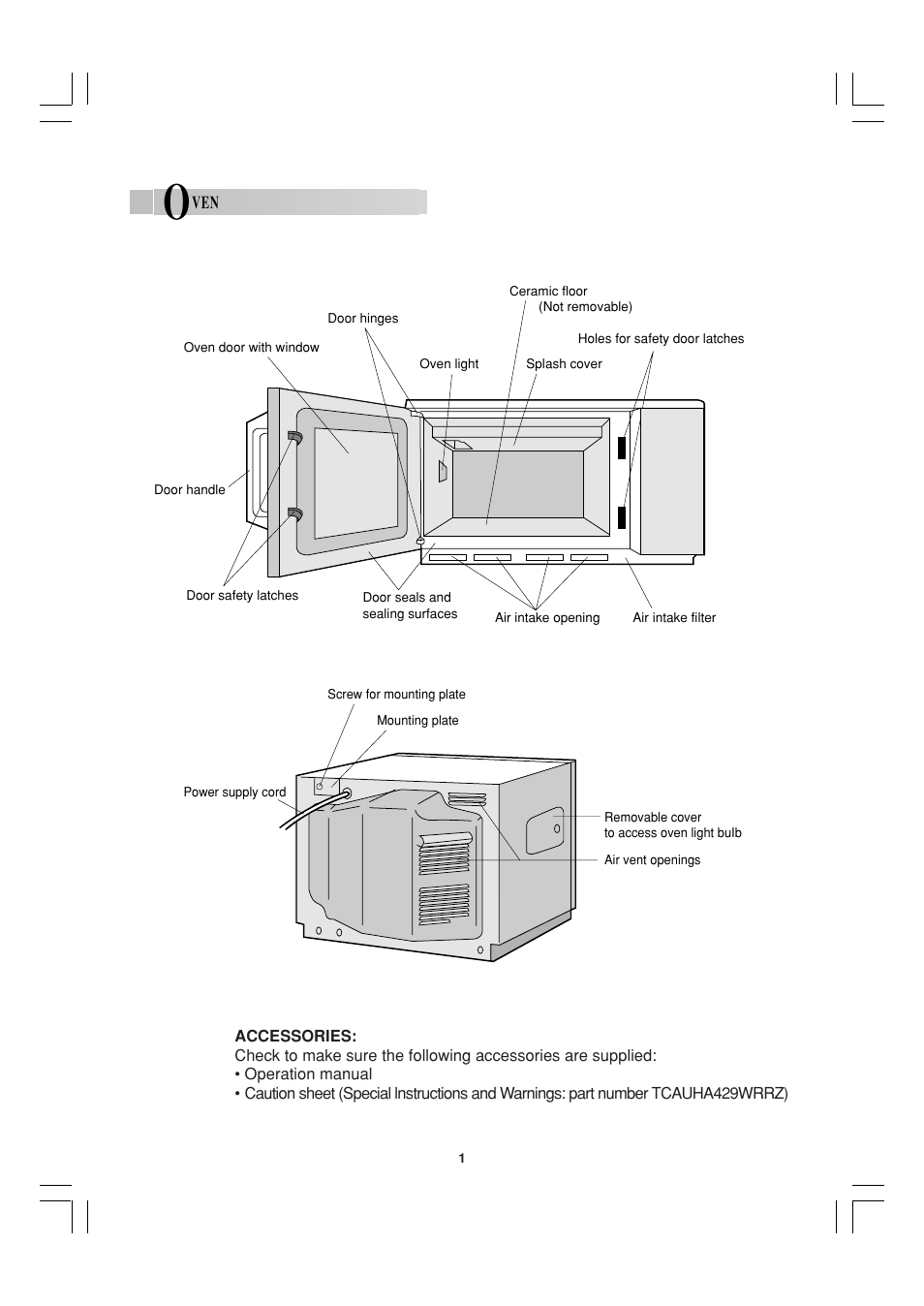 Sharp R-23AM User Manual | Page 2 / 28