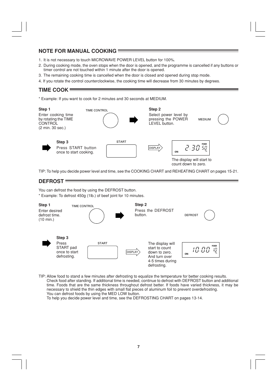 Sharp R-23AM User Manual | Page 8 / 28