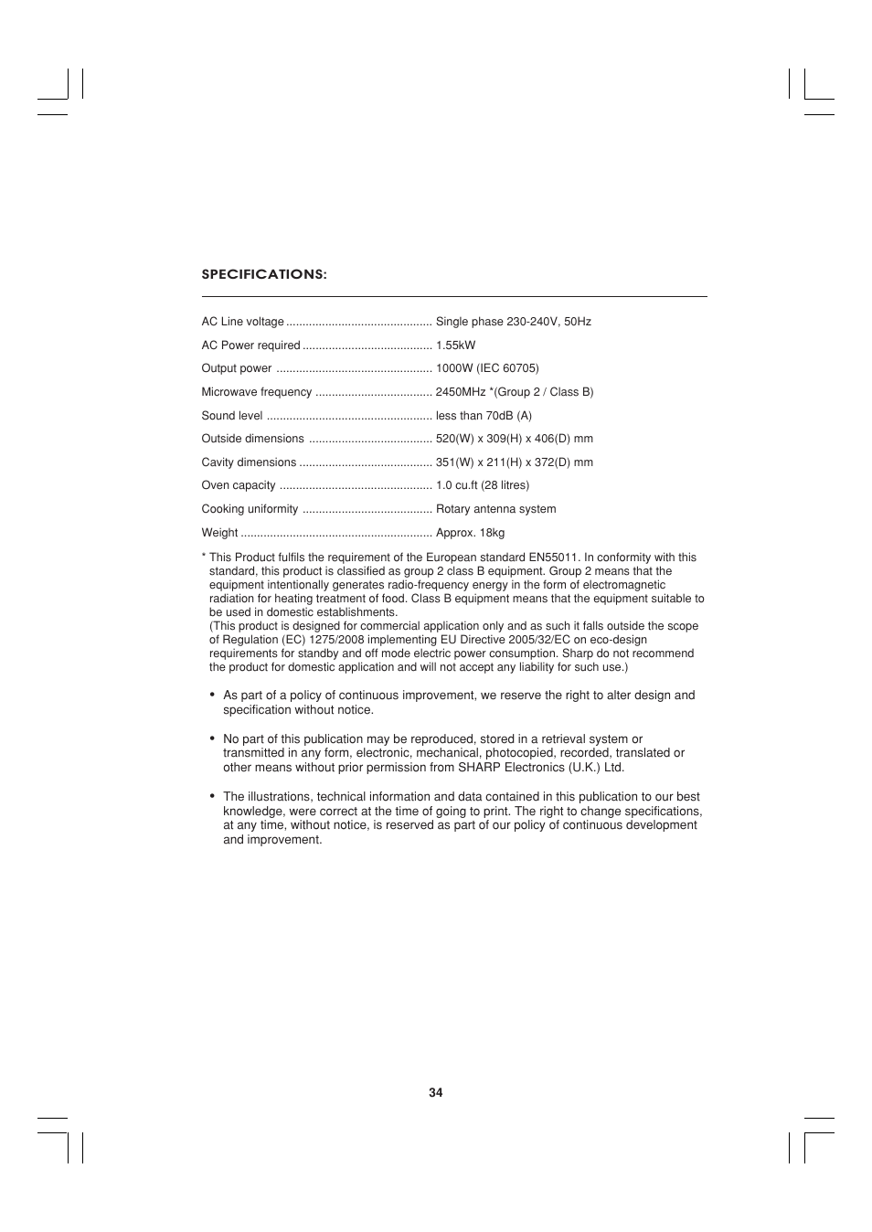 Sharp R-21ATP User Manual | Page 35 / 36