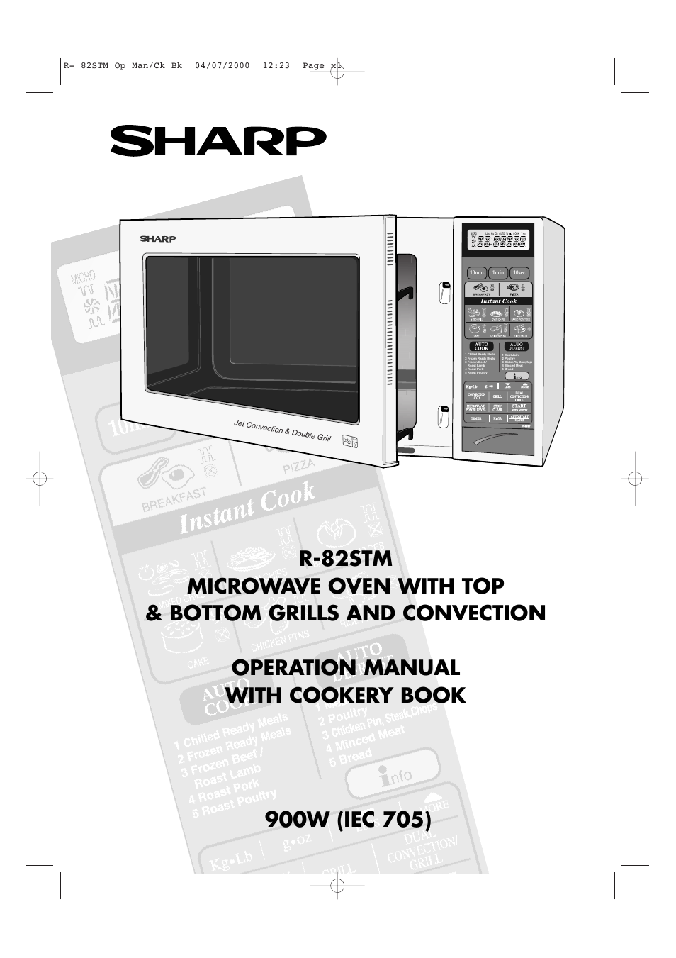 Sharp R82STMA User Manual | 68 pages