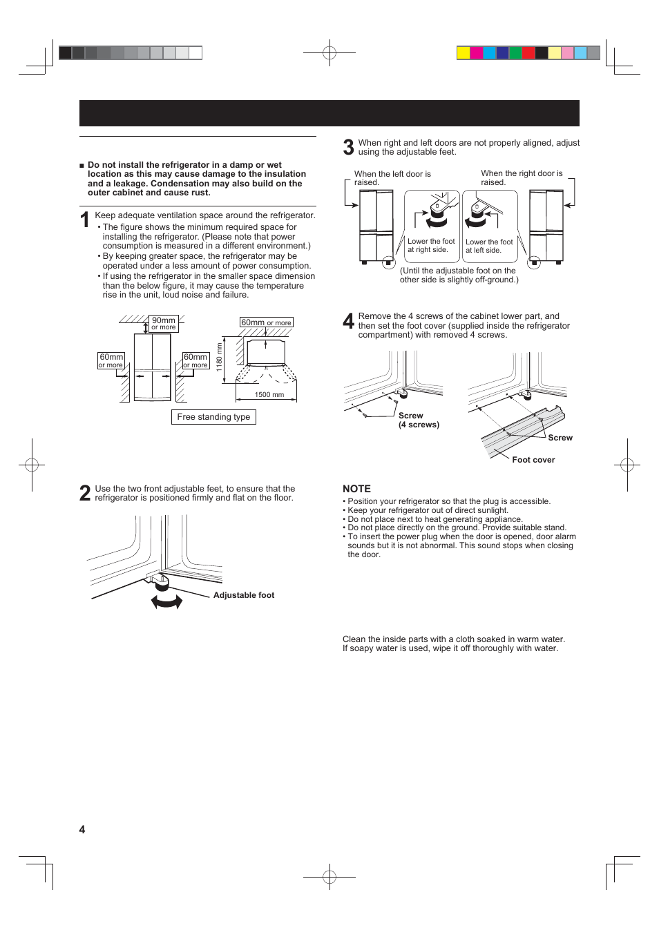 Installation | Sharp SJFP813VST User Manual | Page 4 / 16