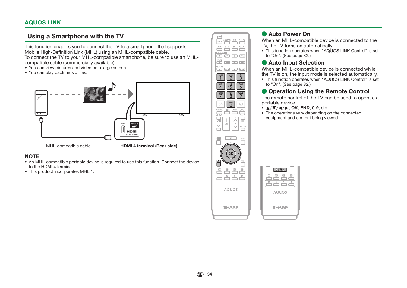 Sharp LC-60UQ10KN User Manual | Page 36 / 93