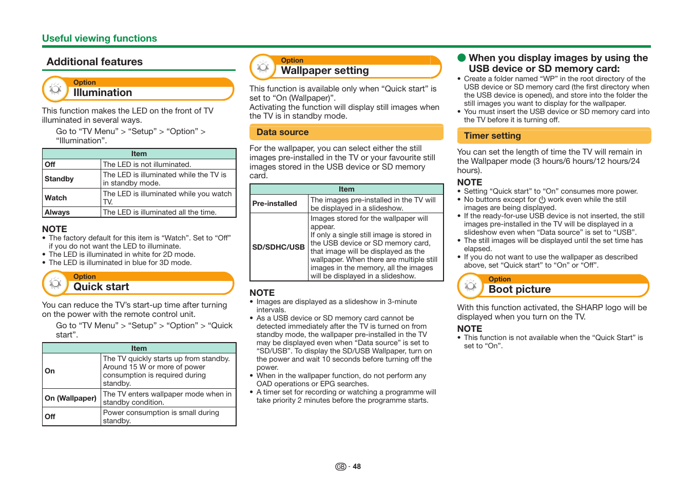 Sharp LC-60UQ10KN User Manual | Page 50 / 93