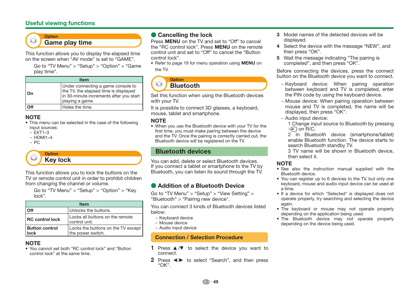 Sharp LC-60UQ10KN User Manual | Page 51 / 93