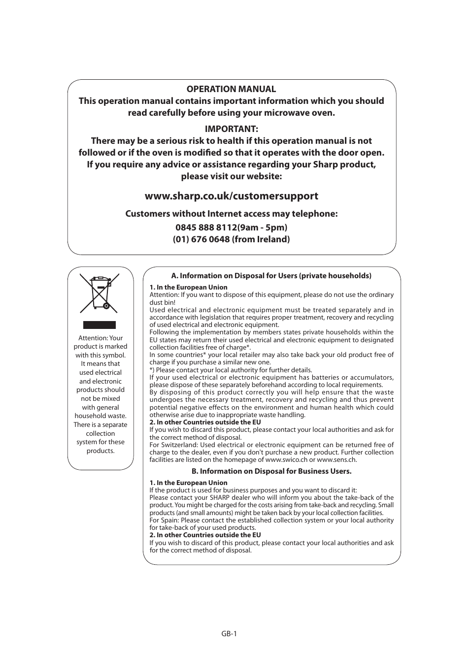 Sharp R-622STM User Manual | Page 2 / 20