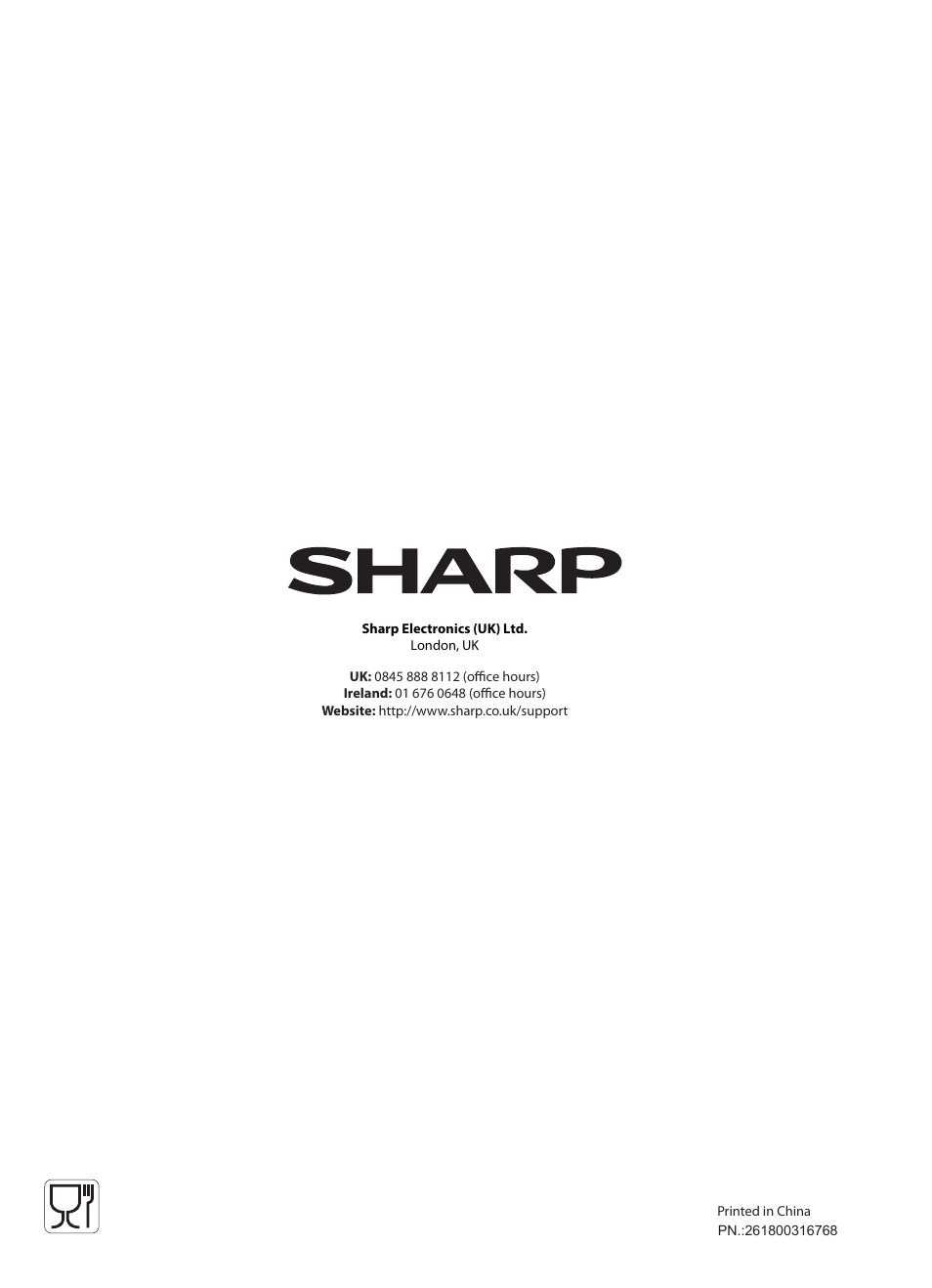 Sharp R-622STM User Manual | Page 20 / 20