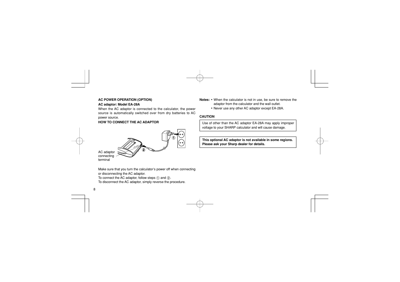 Sharp EL-1611E User Manual | Page 10 / 48