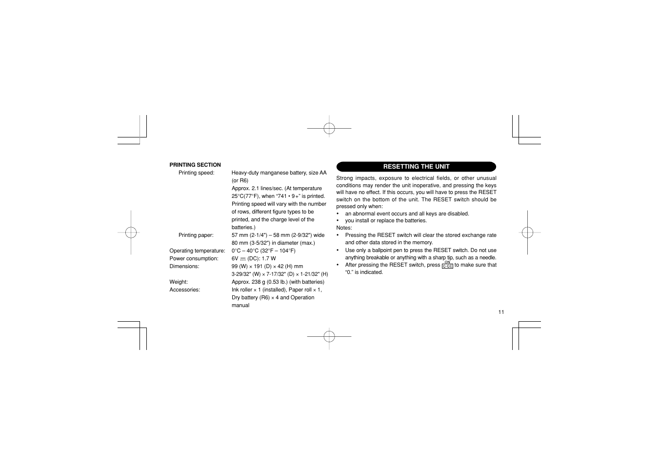 Sharp EL-1611E User Manual | Page 13 / 48