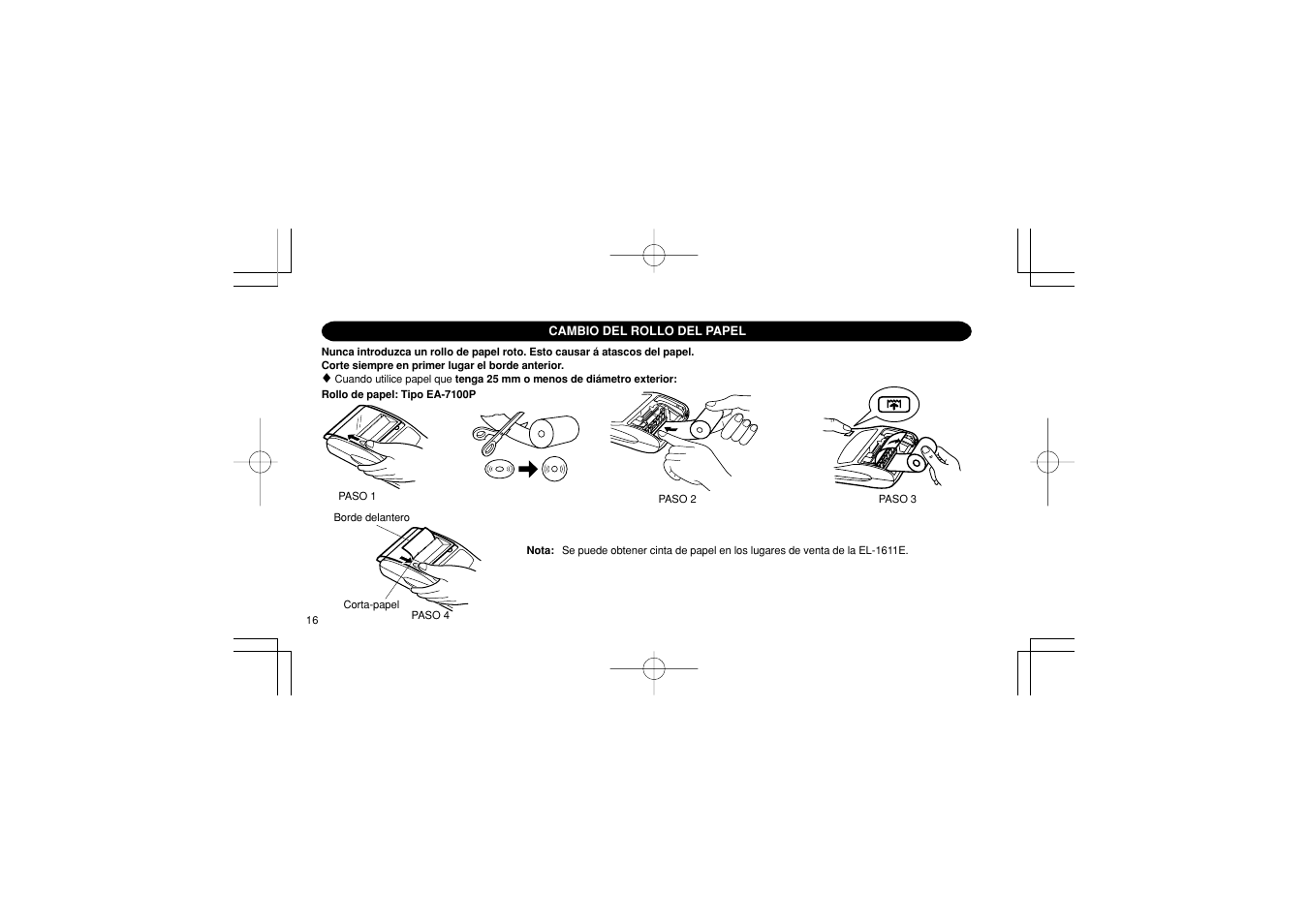 Sharp EL-1611E User Manual | Page 18 / 48