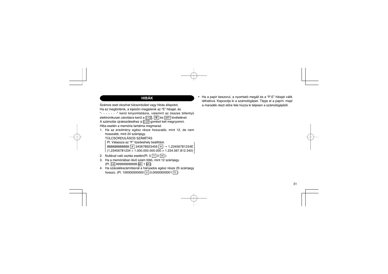 Sharp EL-1611E User Manual | Page 33 / 48