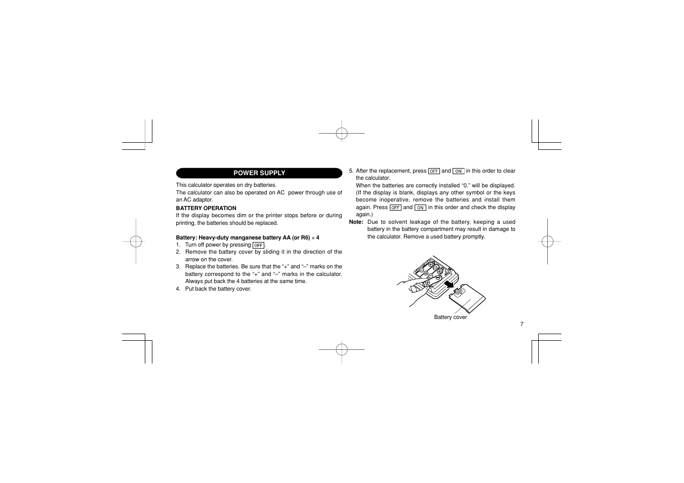 Sharp EL-1611E User Manual | Page 9 / 48