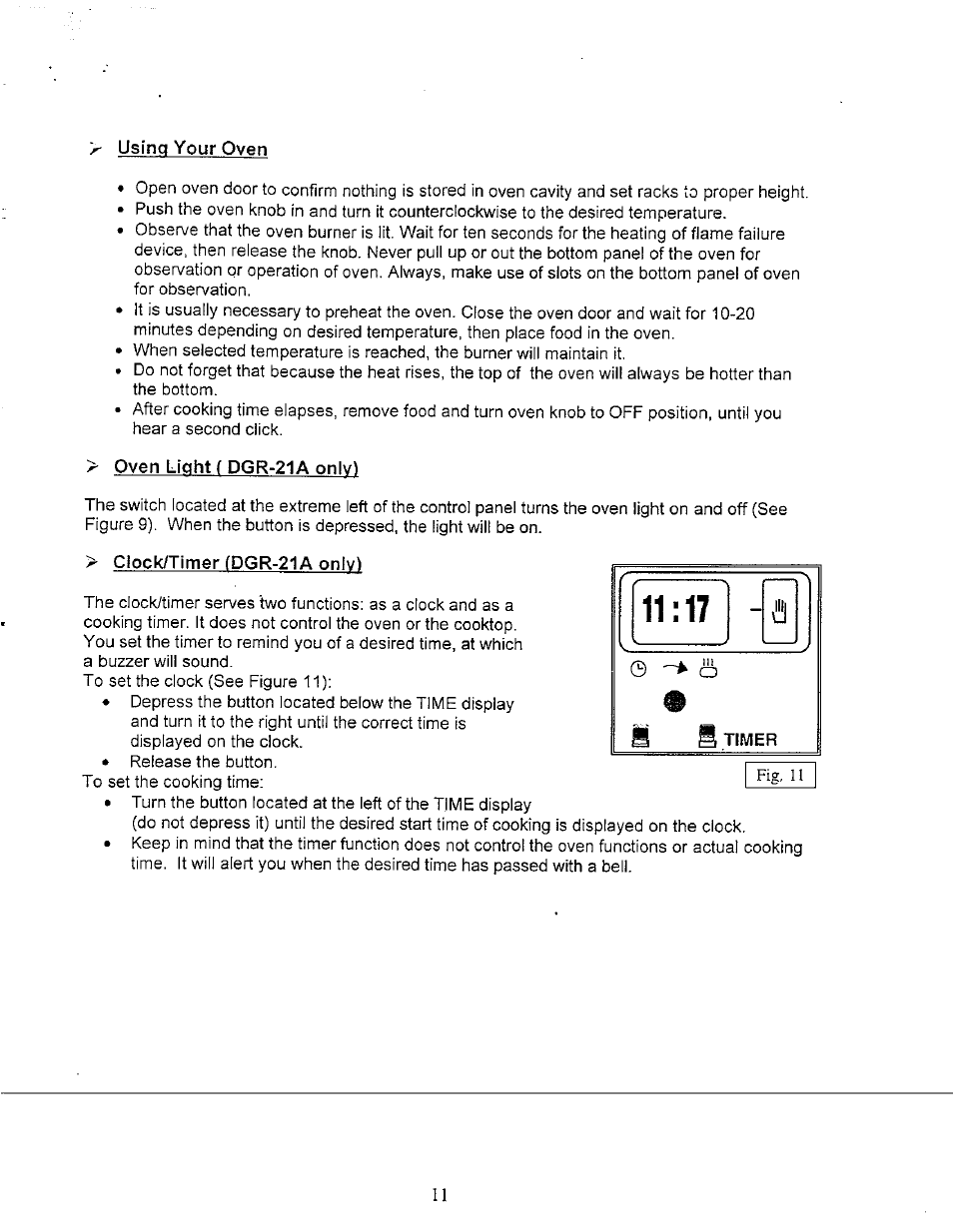 Avanti GR-20 User Manual | Page 11 / 23