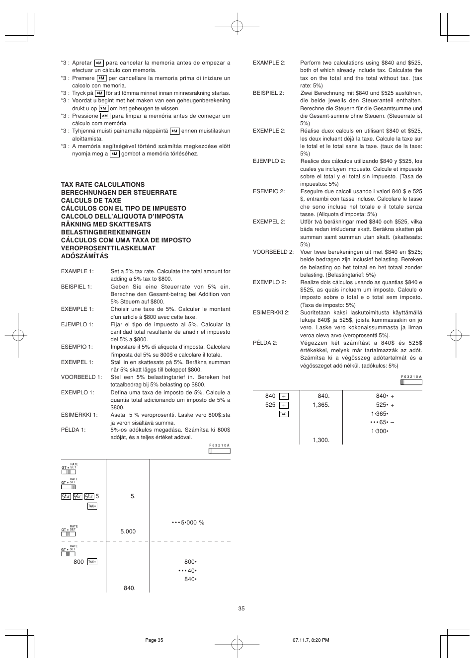 Sharp EL-2901PIII User Manual | Page 37 / 44