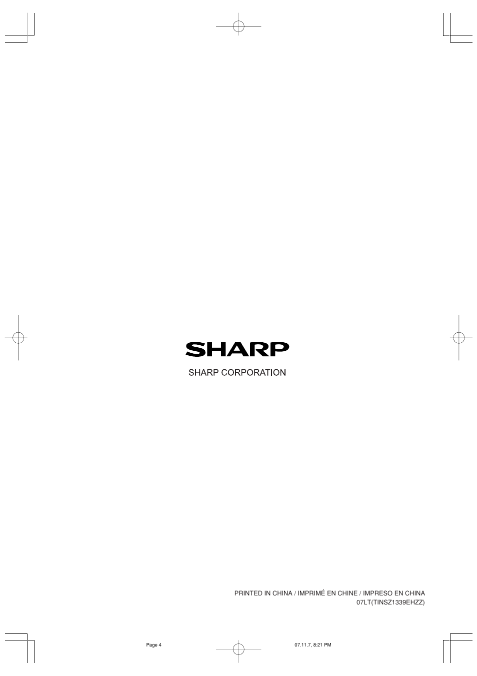 Sharp EL-2901PIII User Manual | Page 44 / 44