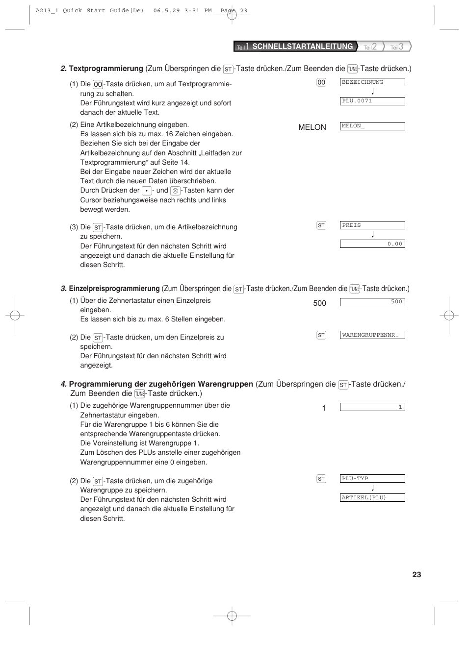 Sharp XE-A213 User Manual | Page 121 / 484