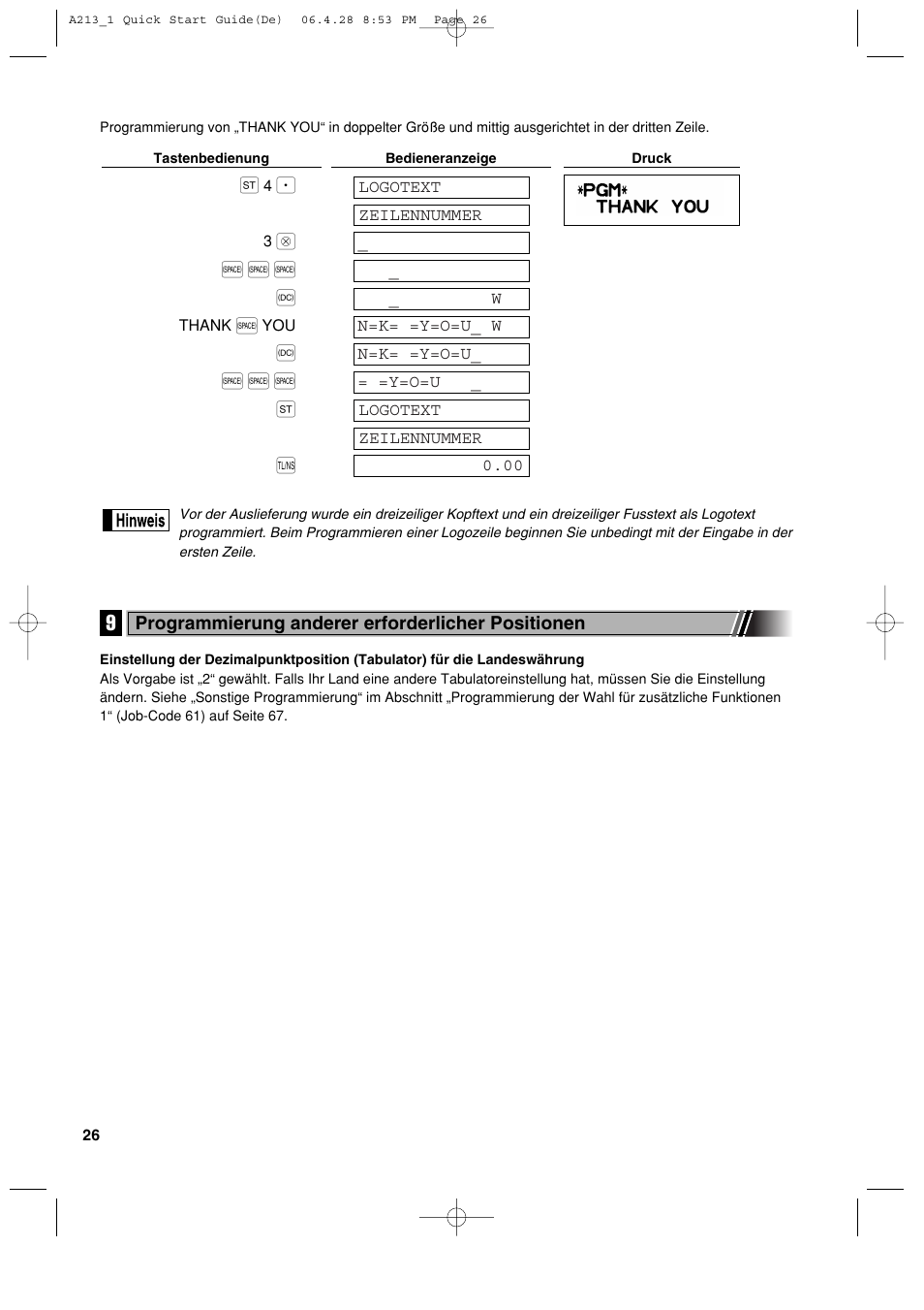 Sharp XE-A213 User Manual | Page 124 / 484