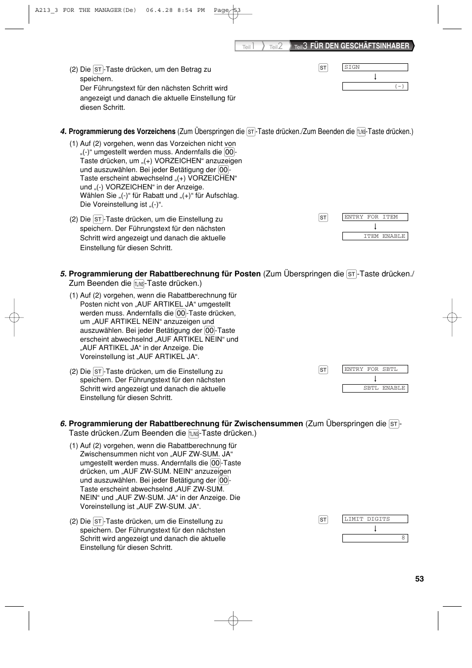 Sharp XE-A213 User Manual | Page 151 / 484