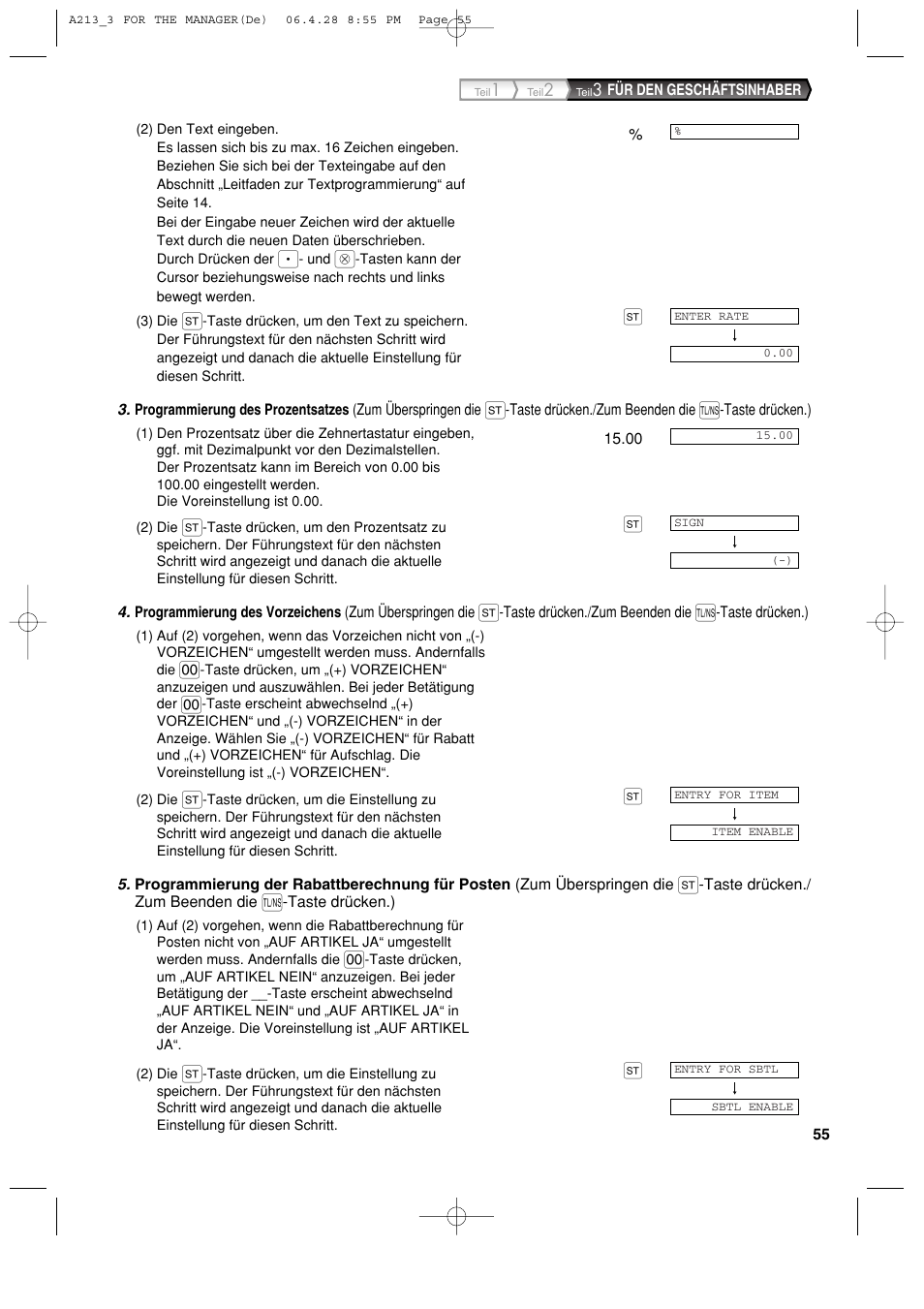 Sharp XE-A213 User Manual | Page 153 / 484