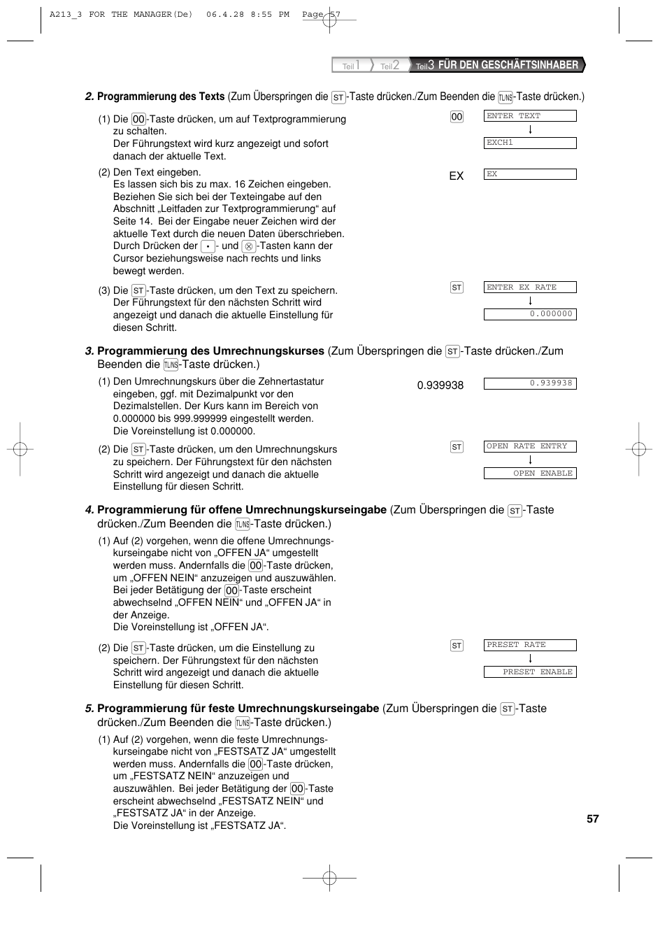 Sharp XE-A213 User Manual | Page 155 / 484