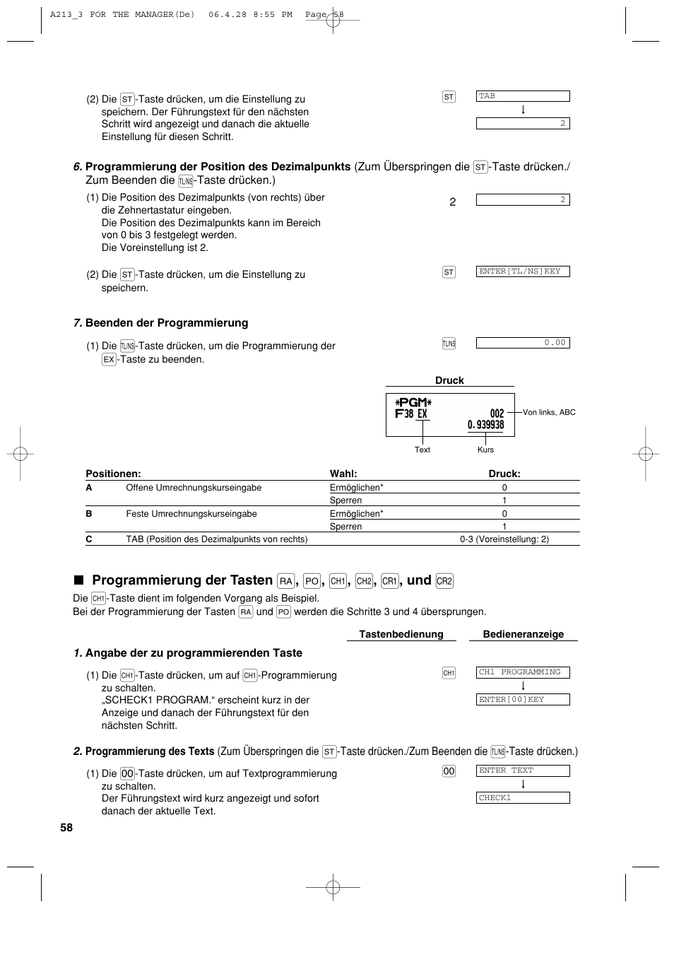 Sharp XE-A213 User Manual | Page 156 / 484