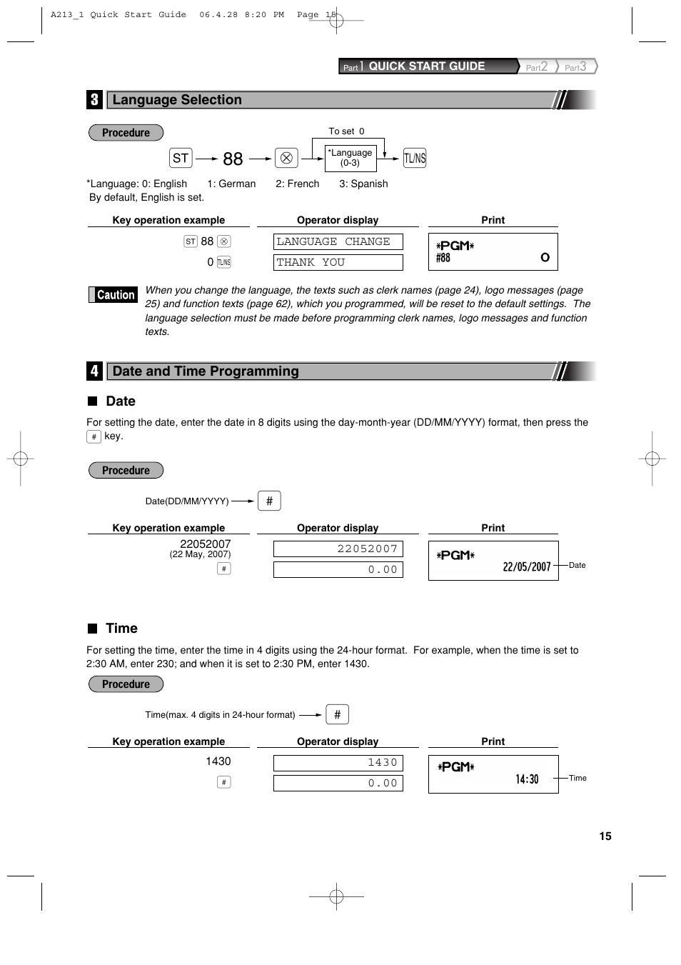 Sharp XE-A213 User Manual | Page 17 / 484