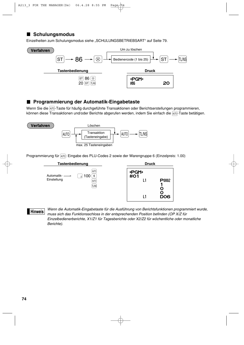 Sharp XE-A213 User Manual | Page 172 / 484