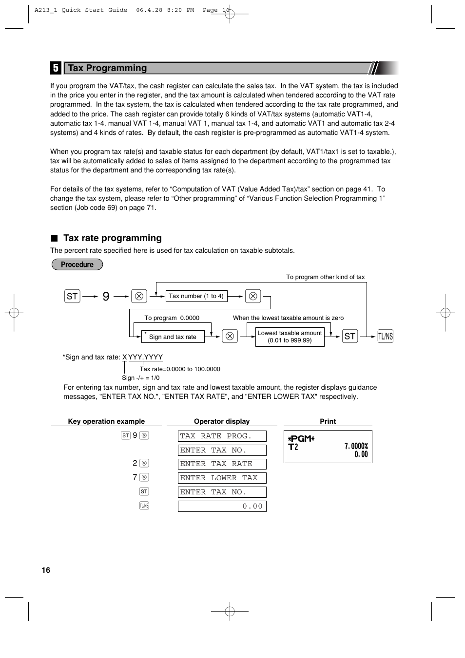 S@ @ @ s a | Sharp XE-A213 User Manual | Page 18 / 484