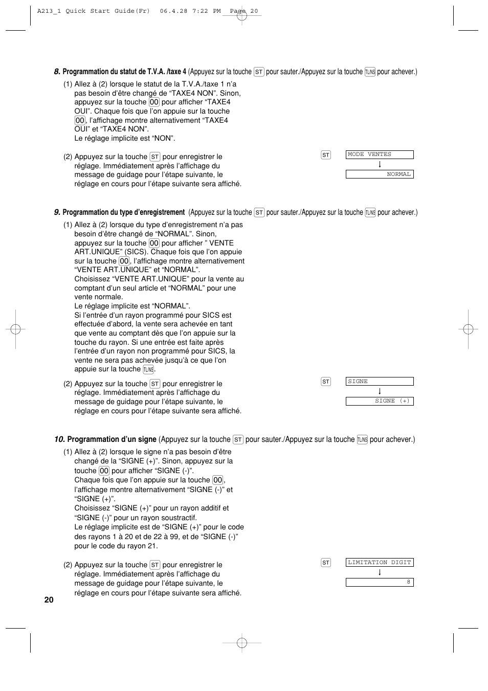 Sharp XE-A213 User Manual | Page 214 / 484