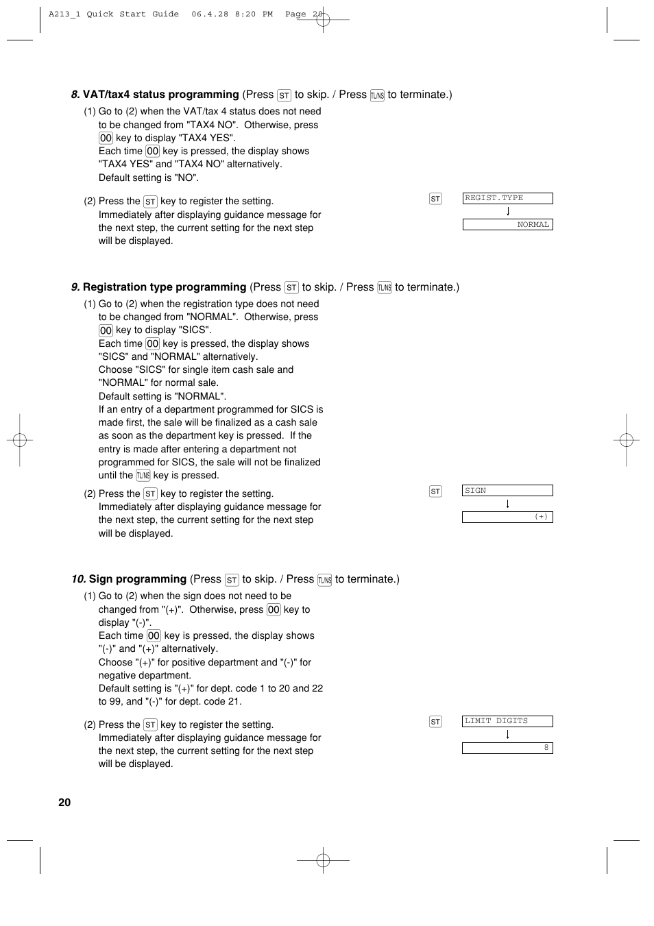 Sharp XE-A213 User Manual | Page 22 / 484