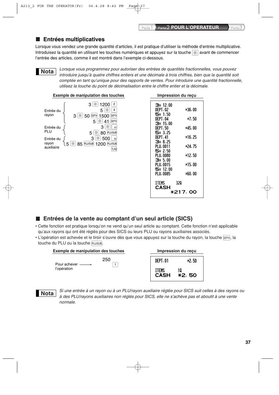 Sharp XE-A213 User Manual | Page 231 / 484