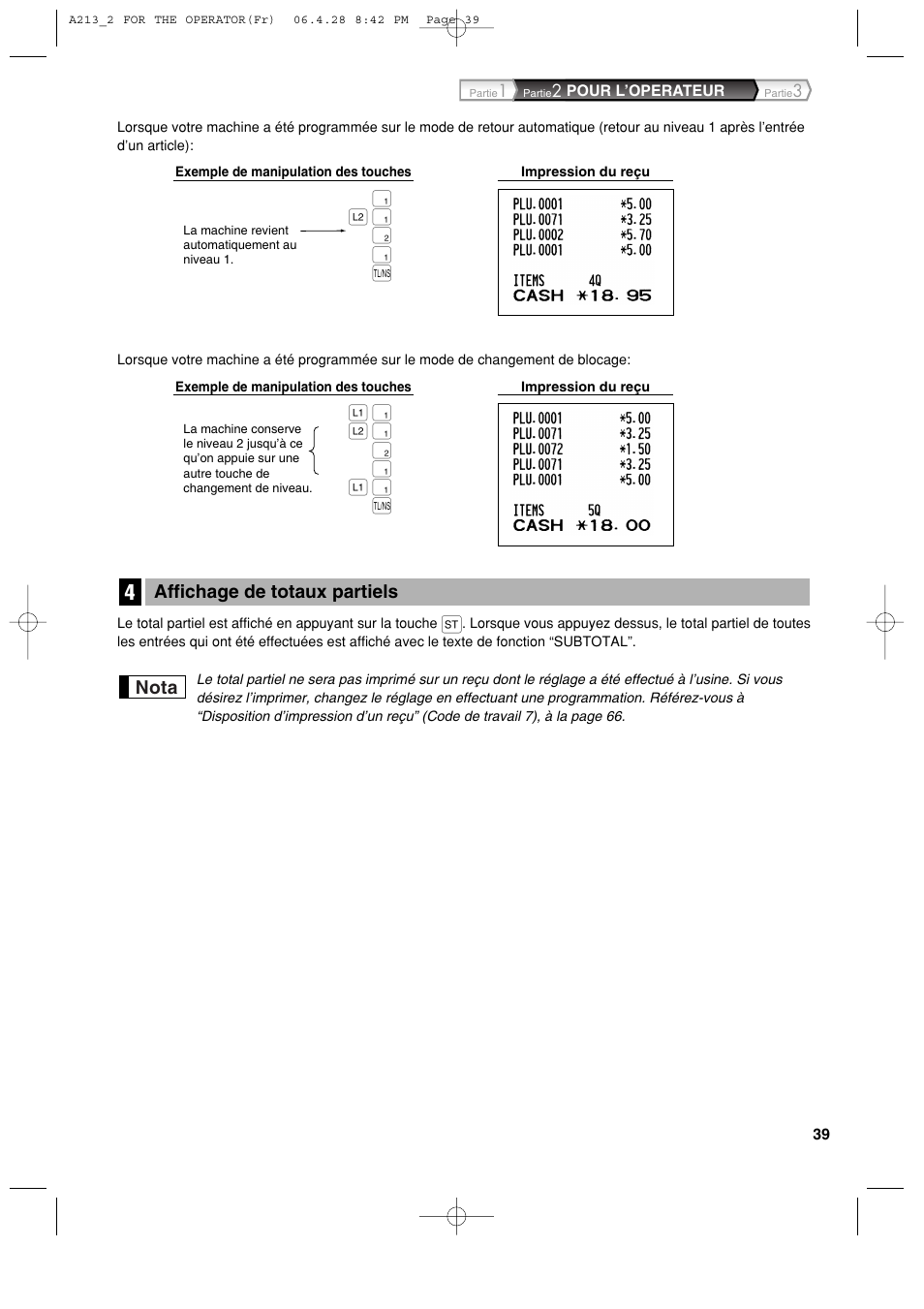 Sharp XE-A213 User Manual | Page 233 / 484