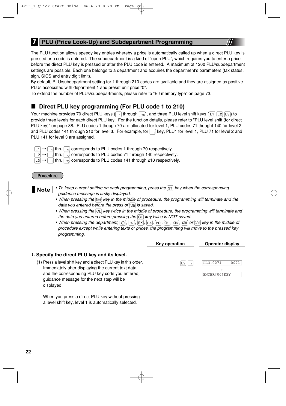 Sharp XE-A213 User Manual | Page 24 / 484