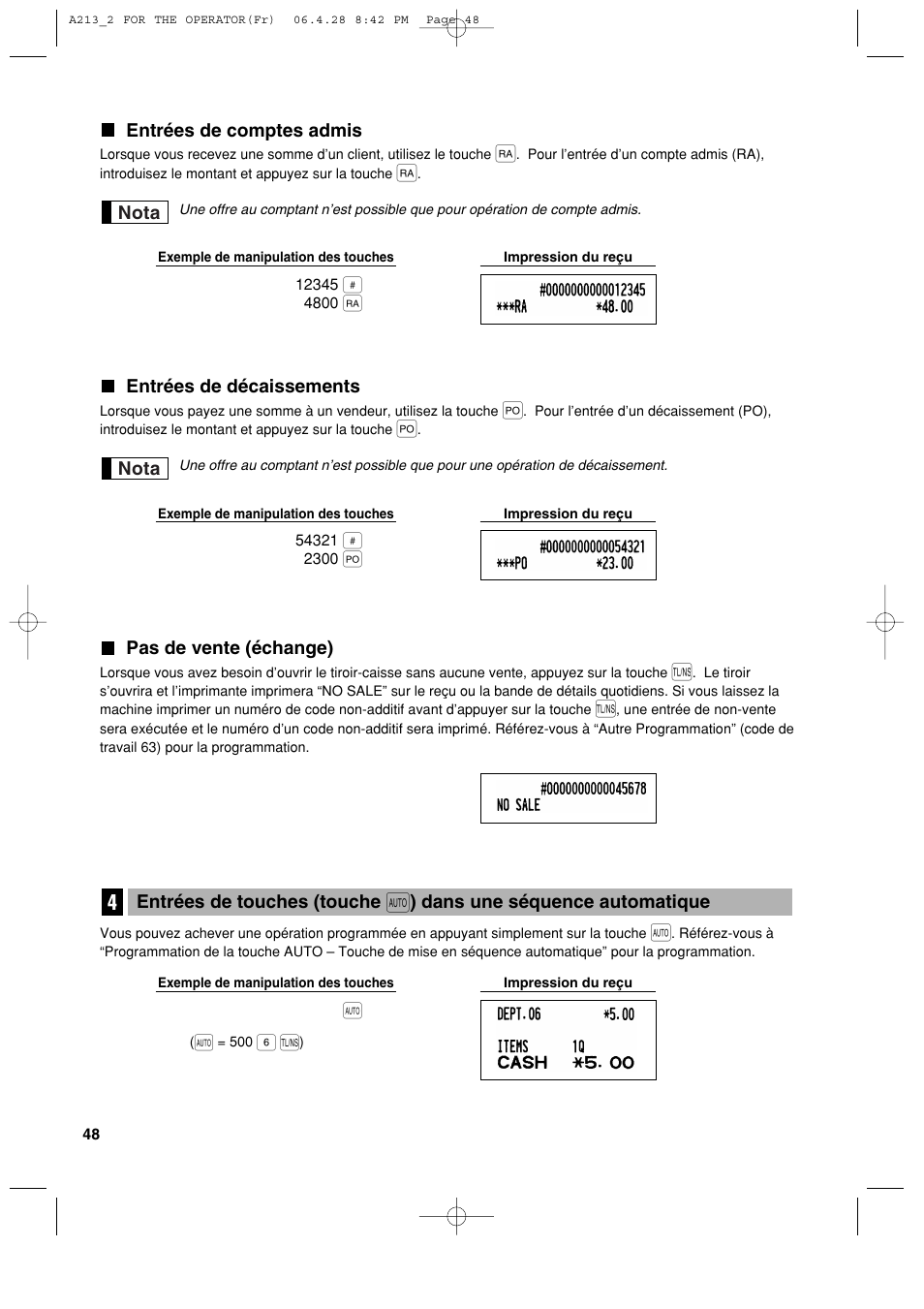 Sharp XE-A213 User Manual | Page 242 / 484