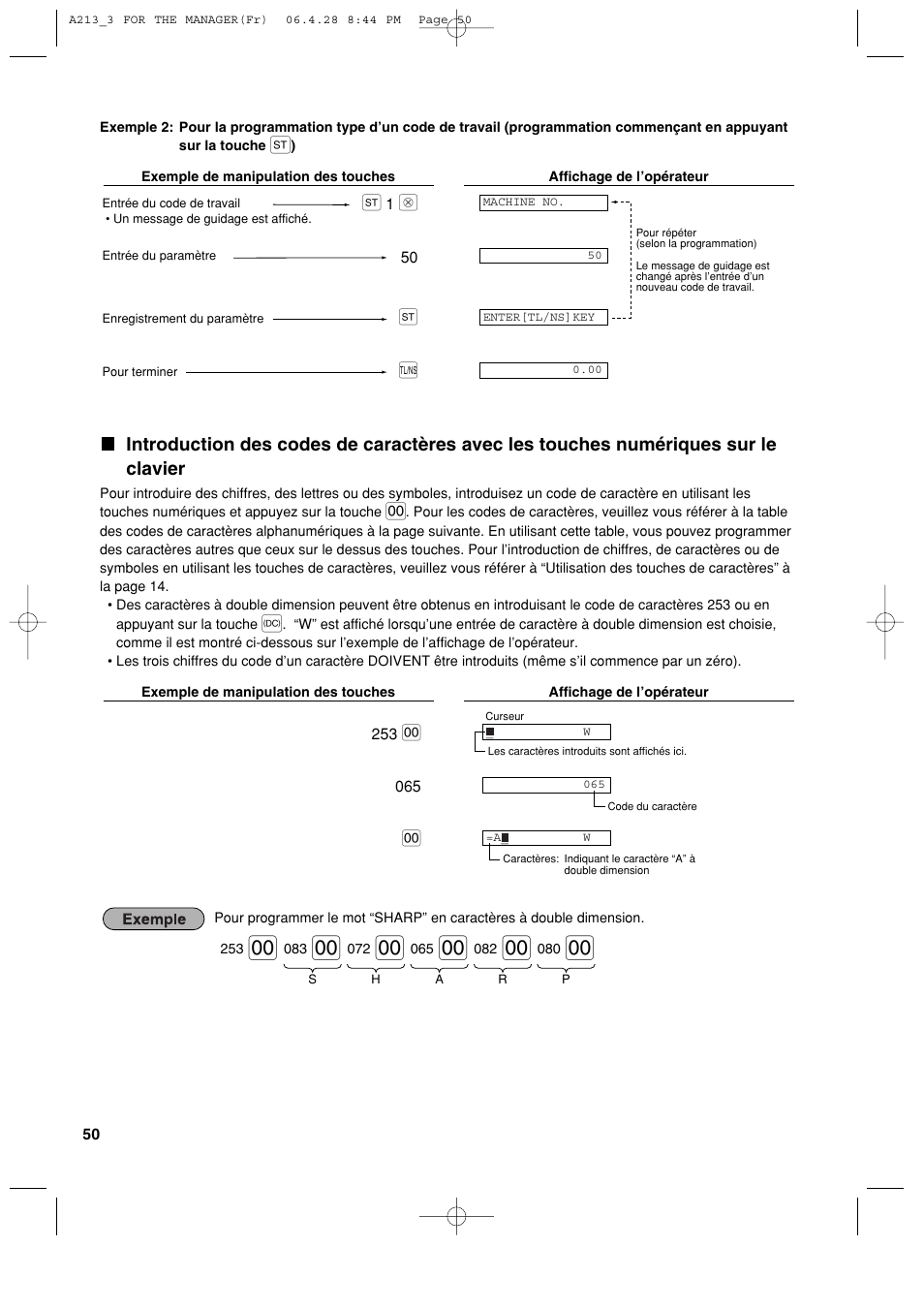 Sharp XE-A213 User Manual | Page 244 / 484