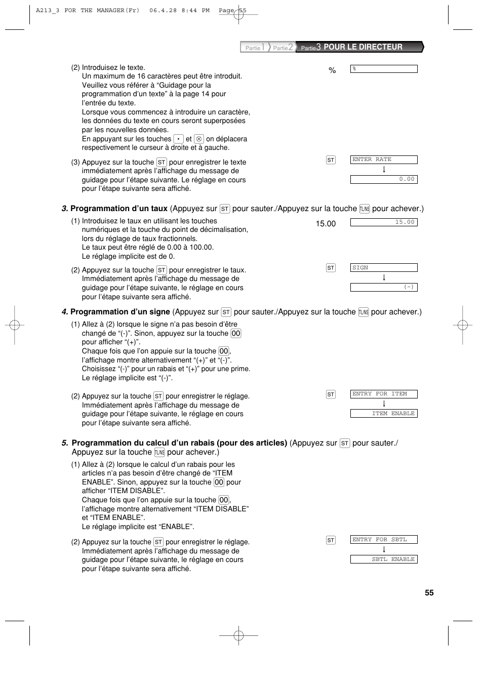 Sharp XE-A213 User Manual | Page 249 / 484