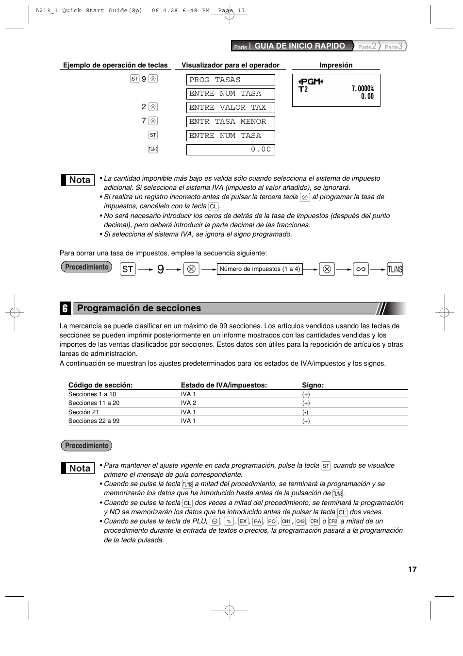 S@ a v | Sharp XE-A213 User Manual | Page 307 / 484