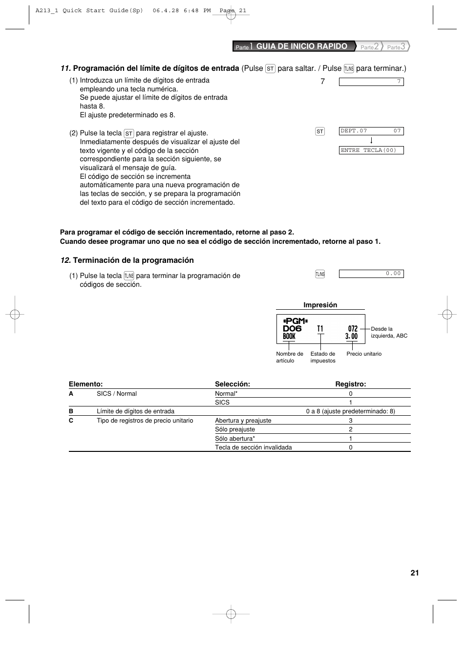 Sharp XE-A213 User Manual | Page 311 / 484