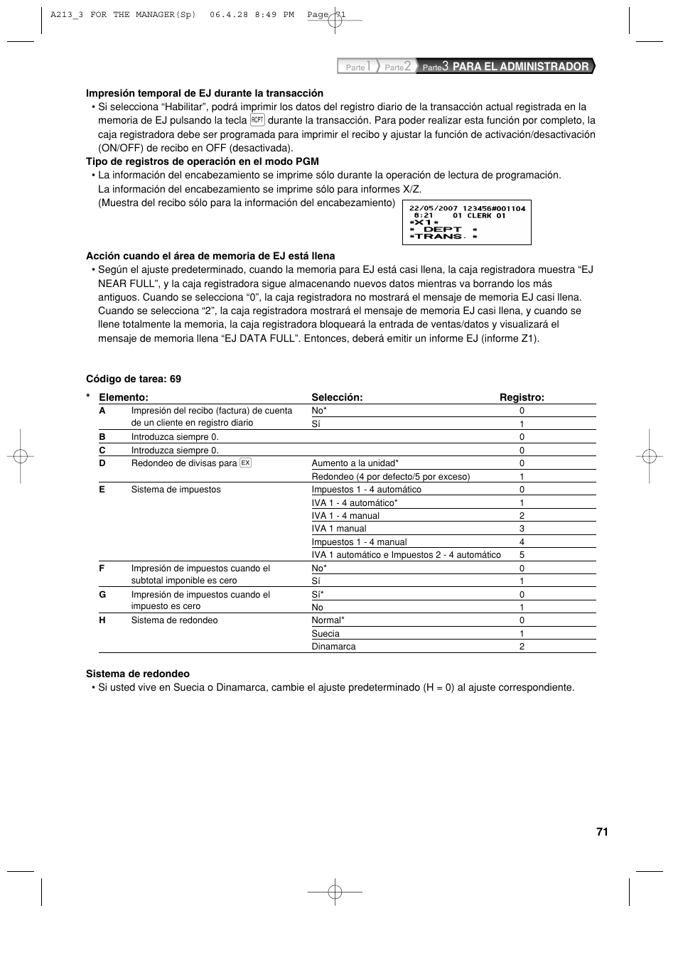 Sharp XE-A213 User Manual | Page 361 / 484