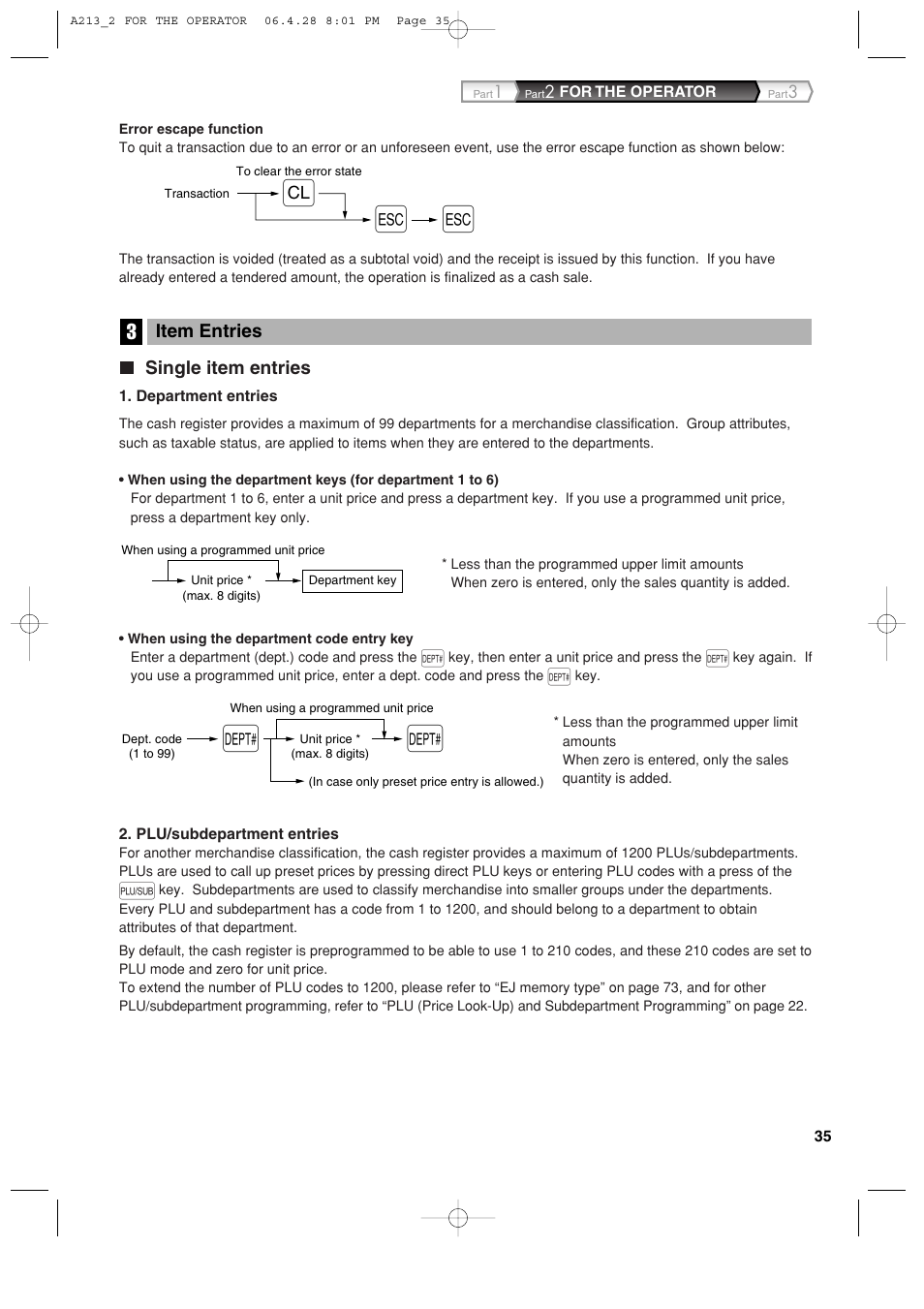 Sharp XE-A213 User Manual | Page 37 / 484