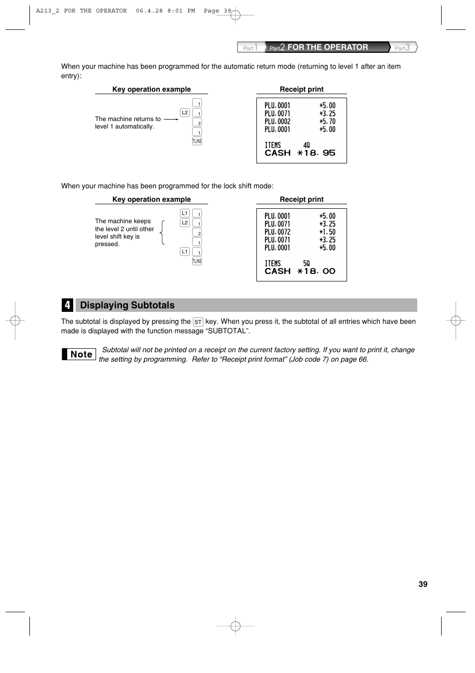 Sharp XE-A213 User Manual | Page 41 / 484