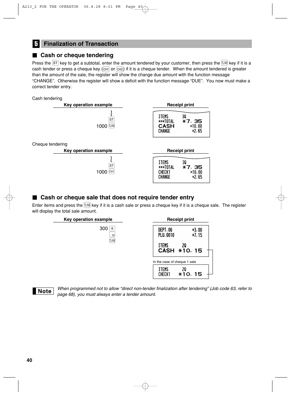 Sharp XE-A213 User Manual | Page 42 / 484