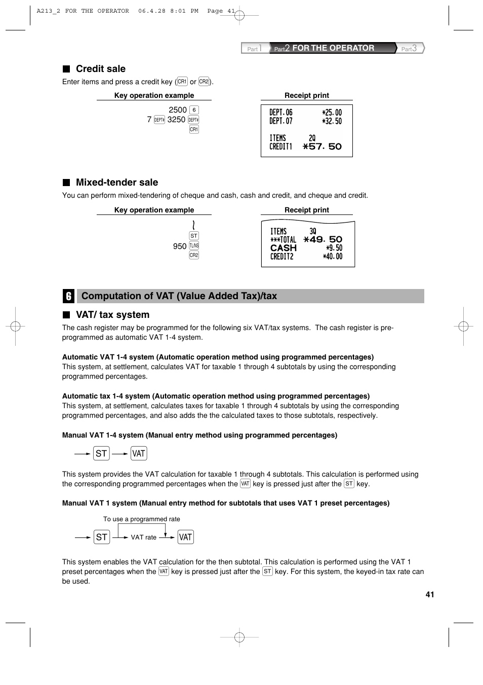 Sharp XE-A213 User Manual | Page 43 / 484