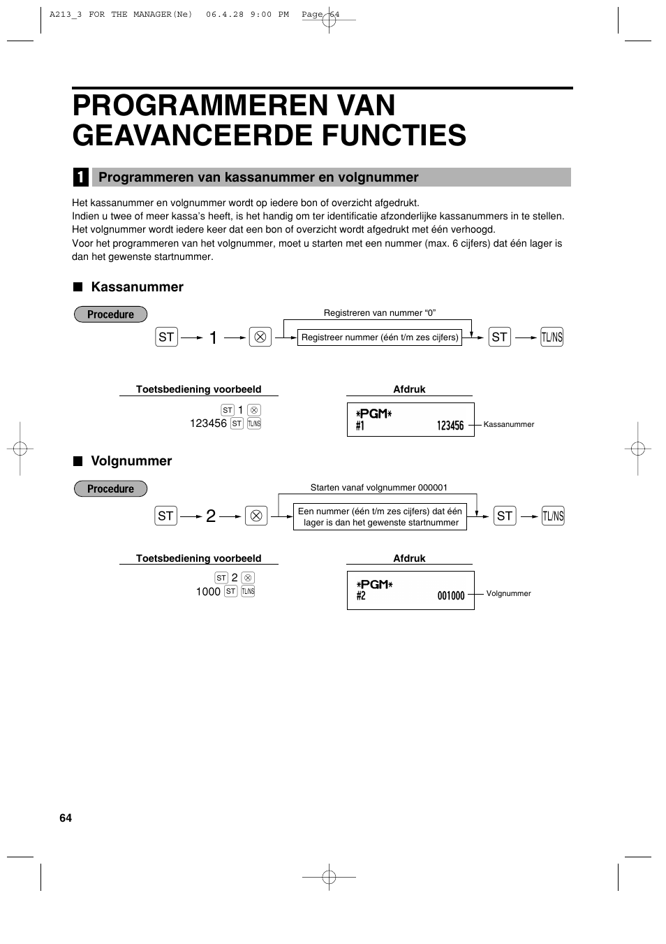 Programmeren van geavanceerde functies | Sharp XE-A213 User Manual | Page 450 / 484