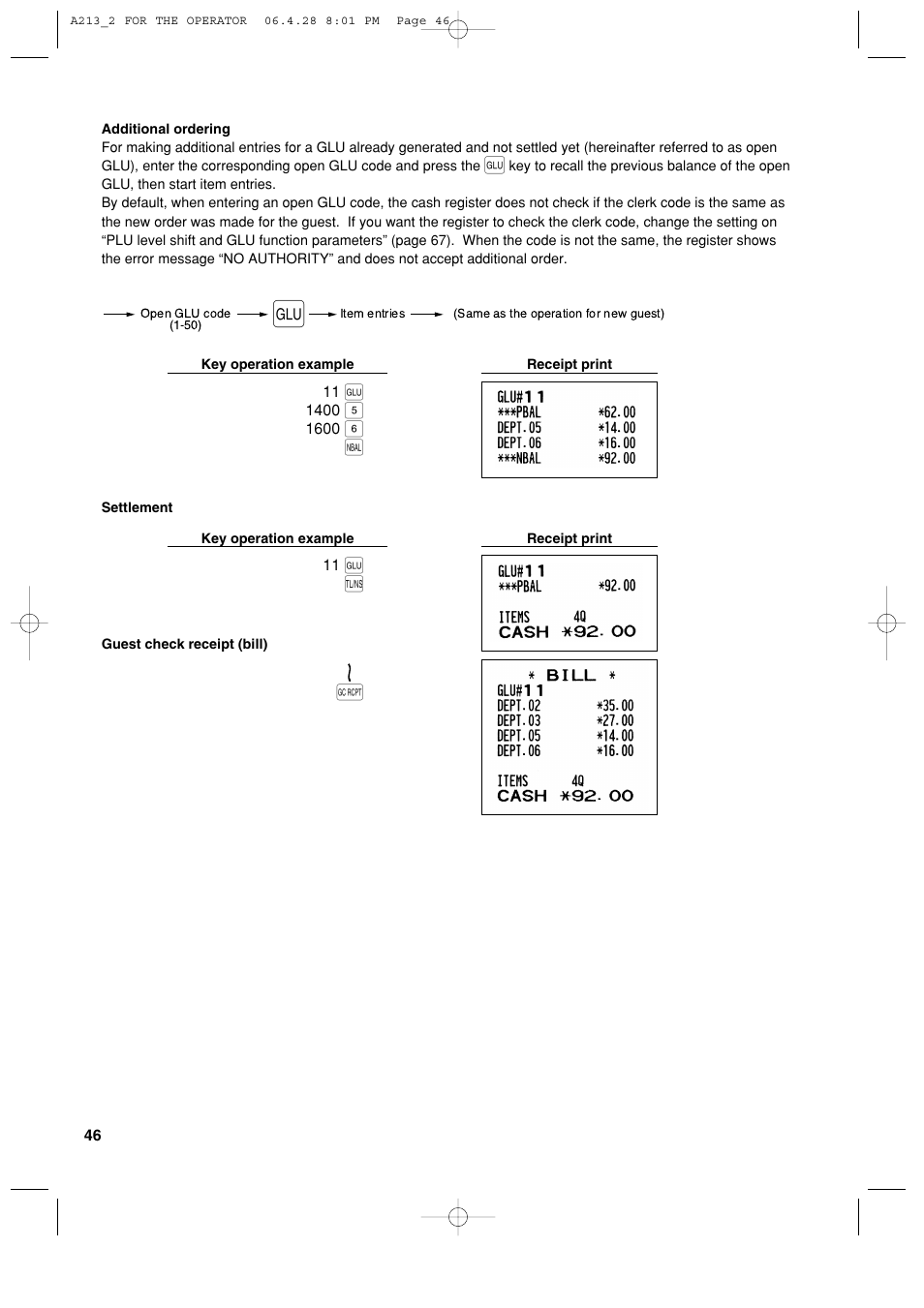 Sharp XE-A213 User Manual | Page 48 / 484