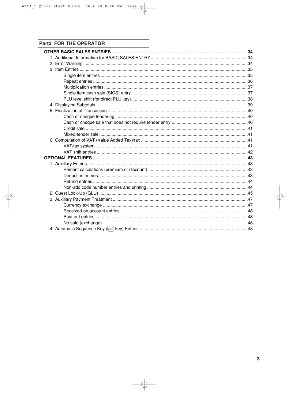 Sharp XE-A213 User Manual | Page 5 / 484