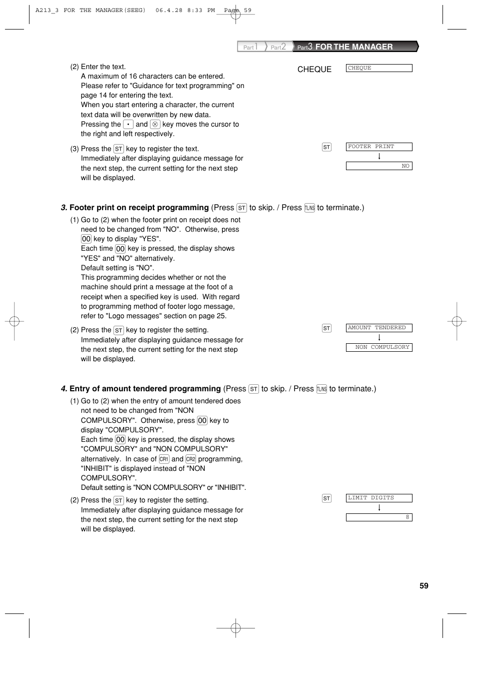 Sharp XE-A213 User Manual | Page 61 / 484