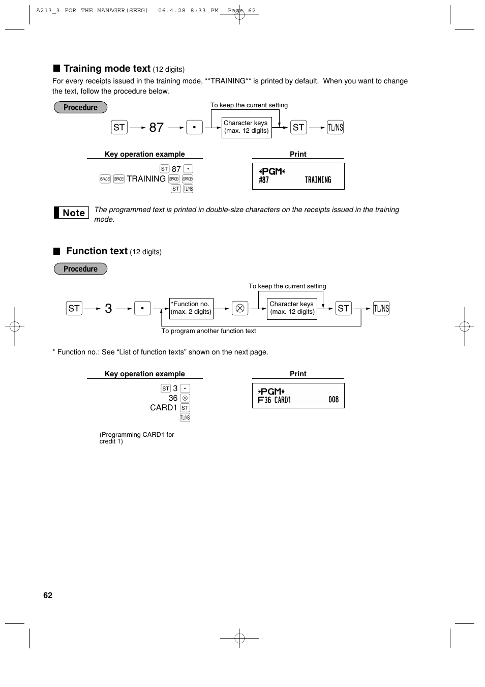 Sharp XE-A213 User Manual | Page 64 / 484