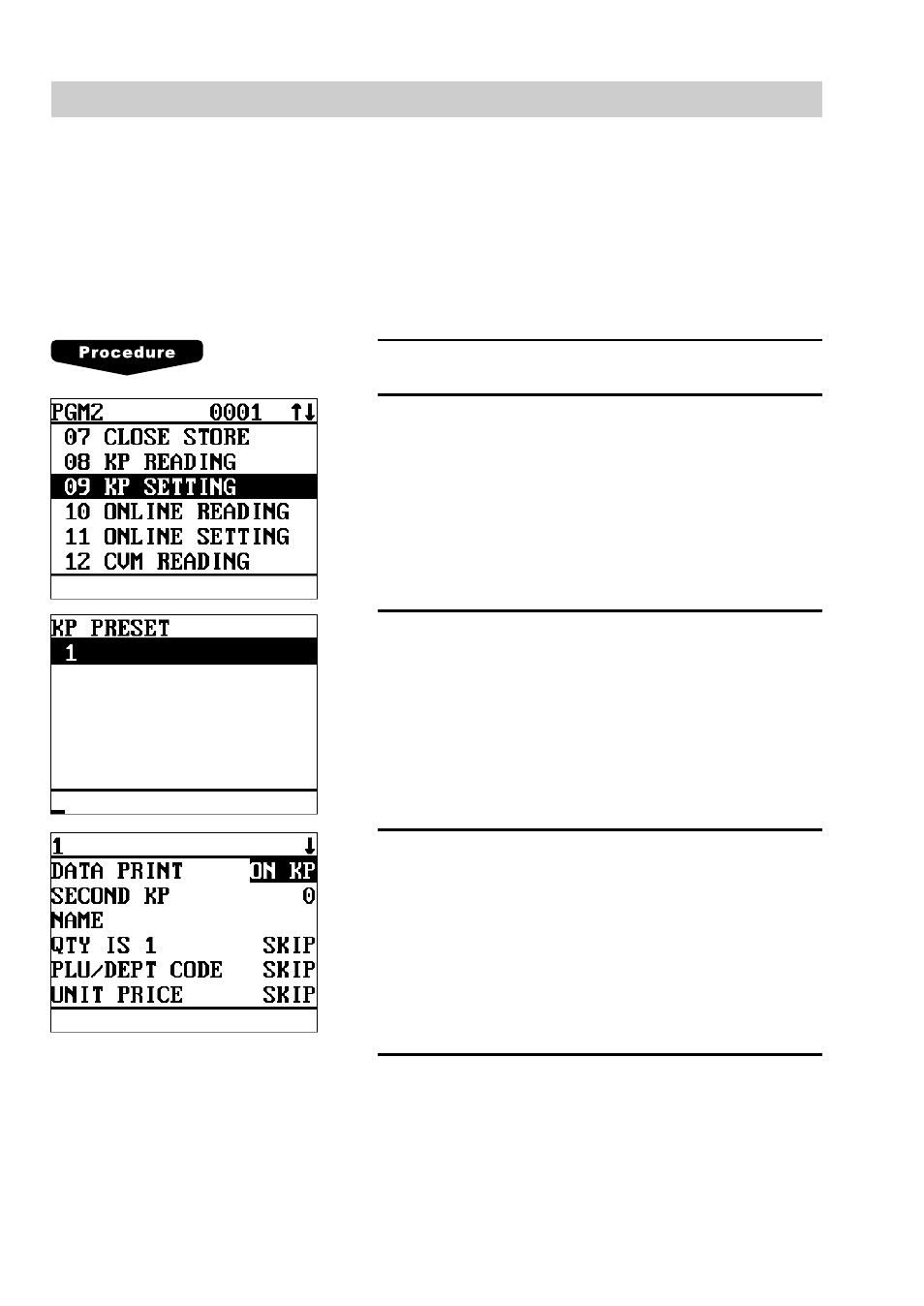 Programming for the remote printer | Sharp UP-600 User Manual | Page 39 / 61